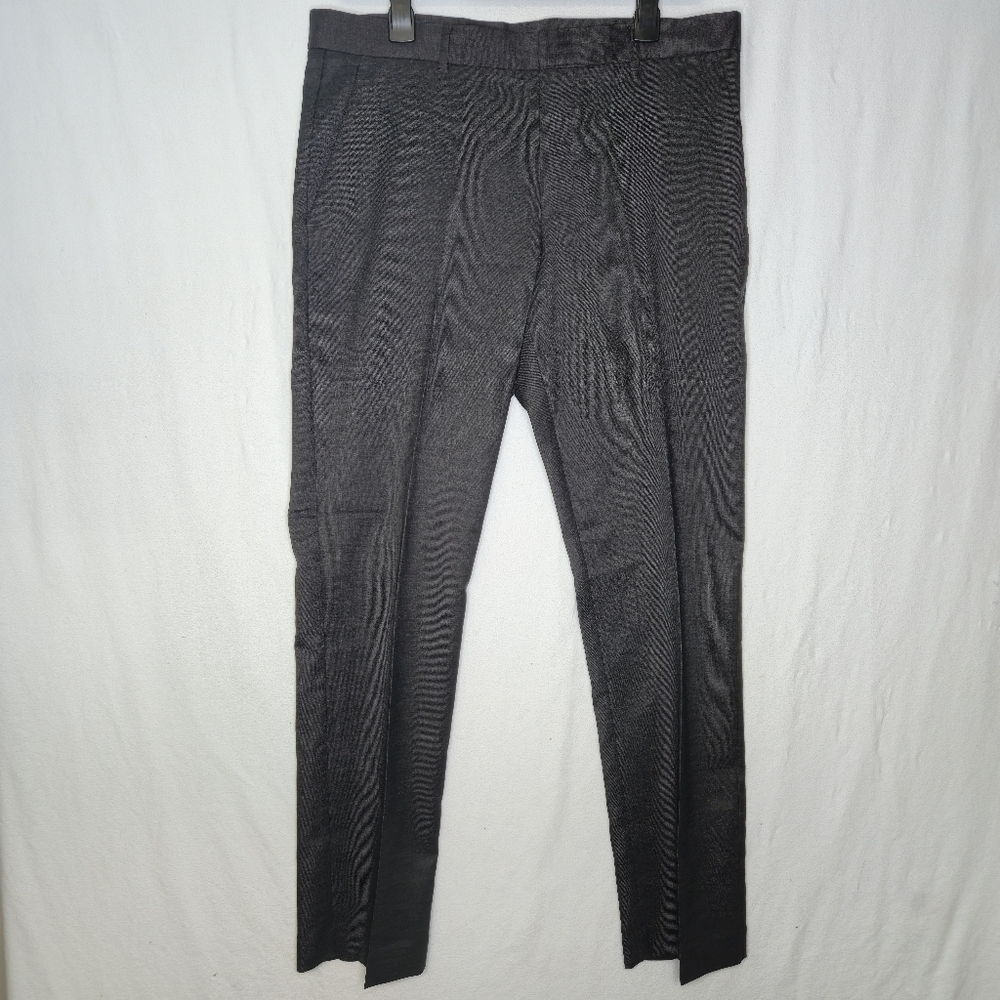 Perry Ellis Men's Slim Fit Brown Dress Pants Size 34 X 32